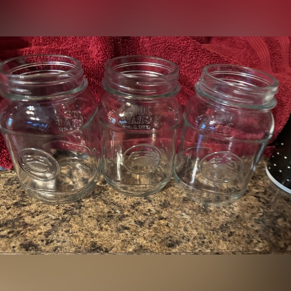 Joes Crab Shack Mason jar glasses set of 3 - Picture 2 of 2